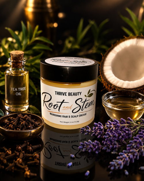 Root and Stem Hair and Scalp Grease